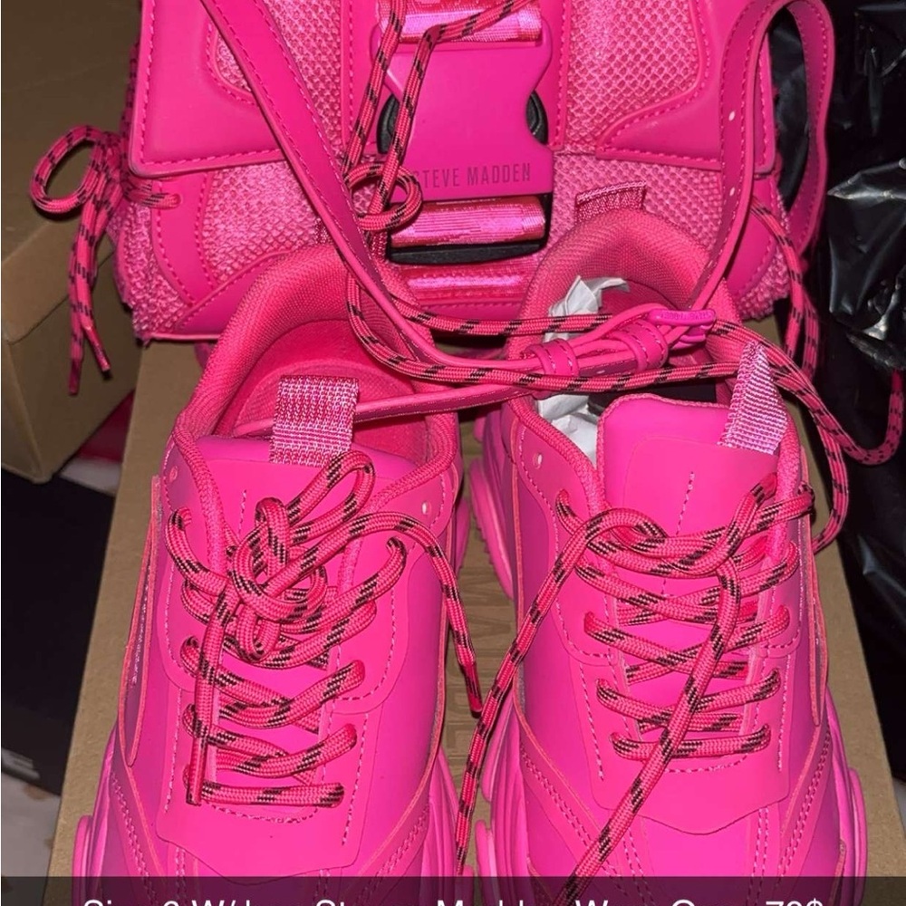 Steve Madden Women's Hot Pink Sneakers
